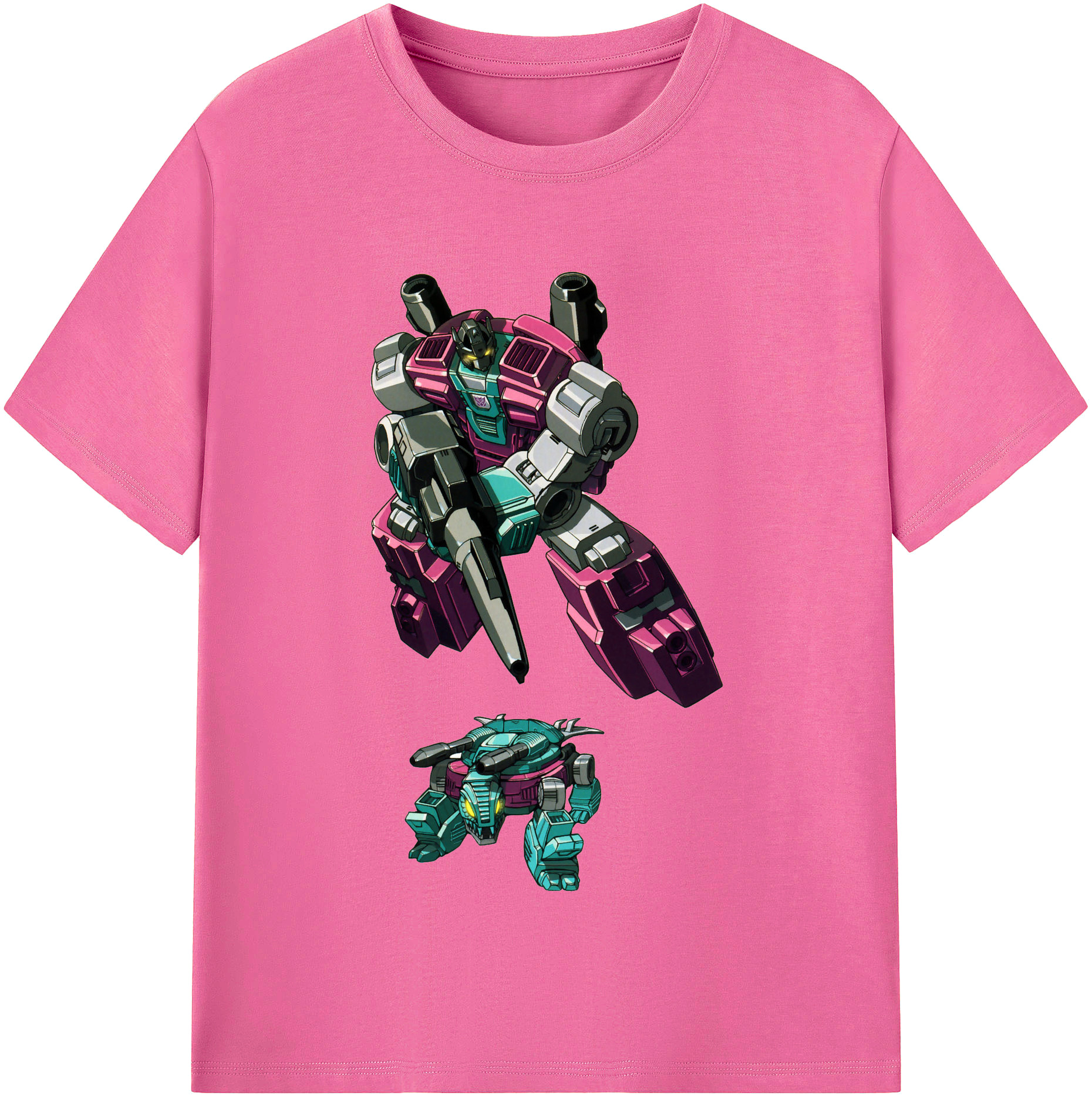 （画像用）  レディースカジュアルプリントTシャツ（綿100％）